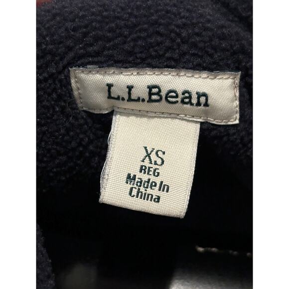 L.L. Bean Plaid Jacket Shirt Shacket Fleece Lined Womens SIze XS - Picture 3 of 4